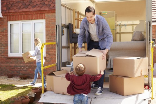Office relocation planning in Kentish Town with moving supplies
