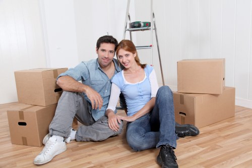 Furniture delivery and placement in a Kentish Town property