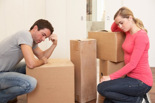 Loading commercial items carefully for a local move in Kentish Town