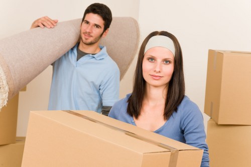 Moving truck arranged for residential and office moves around Kentish Town