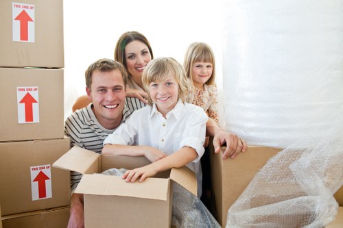 Loading furniture into a moving van for a Kentish Town relocation