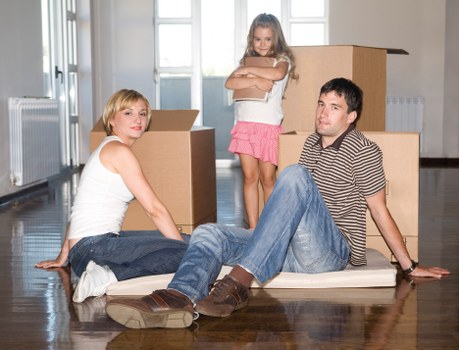 Packing and loading household furniture for a move in Kentish Town